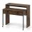Mesa retrátil - HELLOSHOP26 - 100x63x88 cm - 2 gavetas - Madeira marrom - Compacta e prática 1