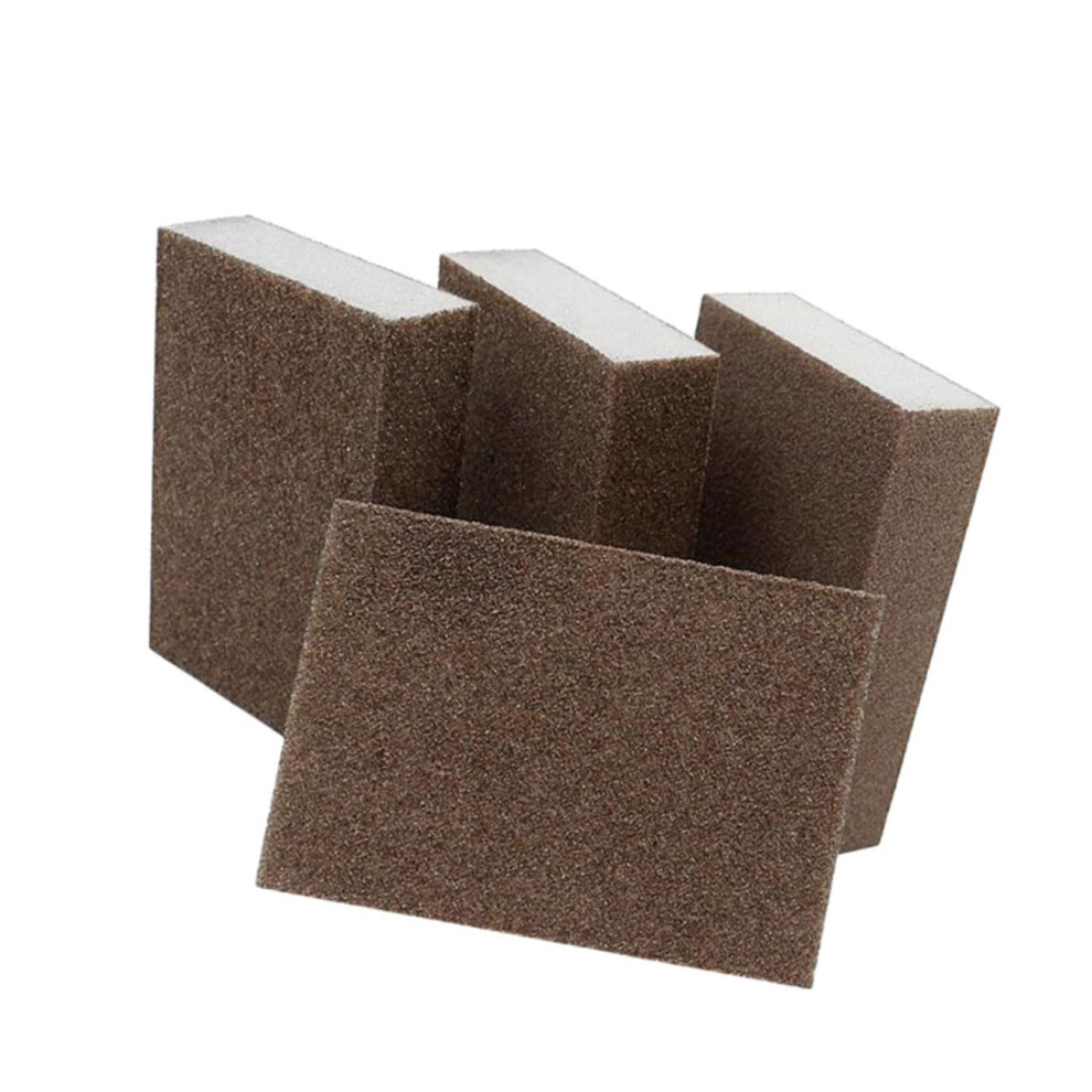 Cleaning Sponge, 6 X Sponges, Abrasion Block, Sanding Pad, Sanding Sponge, Clean Sponge Block, Abrasive Sponge Block 6Pcs Brown 9119770473332