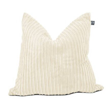 (Ivory) rucomfy Jumbo Cord Bean Bag Floor Cushion - Indoor Versatile Seat