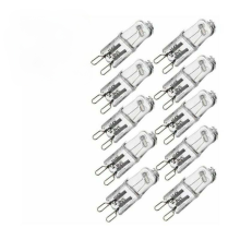 Lâmpada Halogênica G9 de Alto Brilho com Função Dimerizável, Vidro Transparente, Eficiente em Energia, 40W, 220/240V, para Amplo Ângulo de