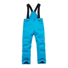 Unisex børne skibukser med overalls, åndbare vandtætte skibukser med indvendige elastiske manchetter, elastiske sidefolder for fleksibel pasform,