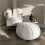 (Oat) rucomfy Indoor Snug Pouffe - Comfortable Bean Bag Footstool 2