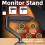 Computer Monitor Arm Adjustable Pneumatic Spring Stand Ergonomic Desk 3