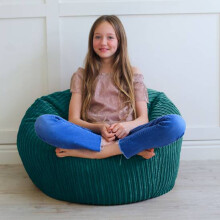 (Teal) rucomfy Indoor Classic Kids Bean Bag Chair - Jumbo Cord Slouchbag