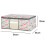 Τσάντα αποθήκευσης Oxford από ύφασμα με απαλό φερμουάρ, διαφανές μπροστινό παράθυρο 2