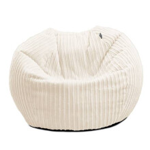 (Ivory) rucomfy Indoor Classic Kids Bean Bag Chair - Jumbo Cord Slouchbag