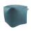 (Teal) rucomfy Velvet Cube Bean Bag Pouffe - Soft Stylish Footstool 2