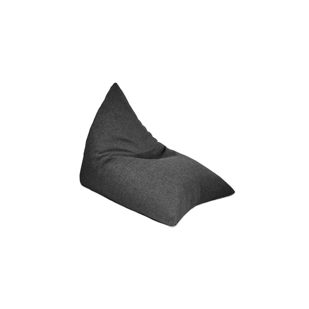Rucomfy Beanbags (Charcoal) Rucomfy Adults Large Humbug Lounger - Barley Indoor Bean Bag Chair