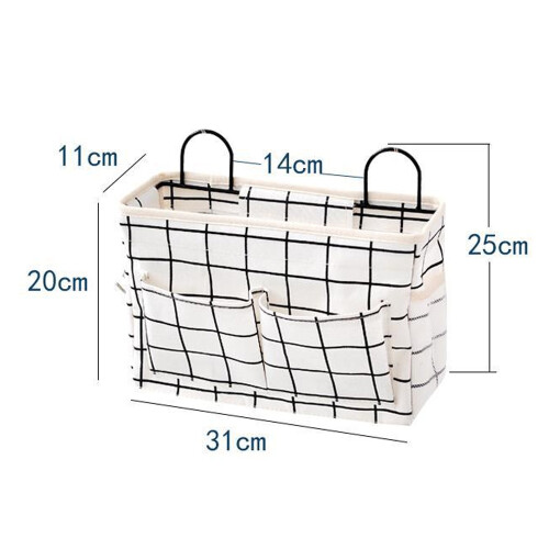 Bedside Storage Organizer, Easy Installation with Velcro Straps for Hotel Restaurant 1