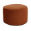 (Rust) rucomfy Velvet Pouffe - Indoor Bean Bag Footstool 3