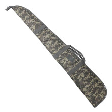 Capa protetora macia para vara de pesca, feita em poliéster resistente de 900 deniers, ideal para transporte no ombro.