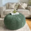 (Moss Green) rucomfy Indoor Snug Pouffe - Comfortable Bean Bag Footstool 1
