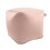 (Pink) rucomfy Velvet Cube Bean Bag Pouffe - Soft Stylish Footstool 2