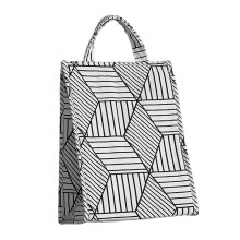 Isolierte Lunchtasche mit kationischer Stoffaußenseite, Canvas-Gewebe hält Lebensmittel frisch, multifunktionales Design, perfekt für Arbeit und
