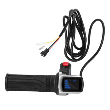48V Elektrofahrrad Roller Geschwindigkeit Gas Griff LCD Bildschirm mit Schalter EBike Twist Gas Pedal Lenker Griff
