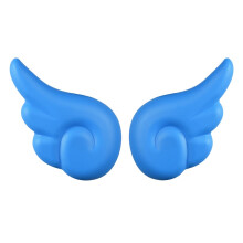 1 Pair Helmet Angel Decoration for Snowboarding Skiing Cycling Helmet Adults Helmet Decoration