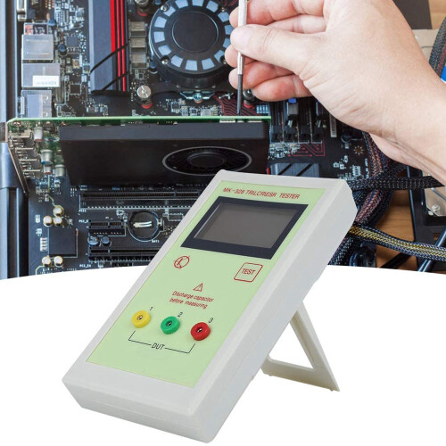 MK-328 Transistor Tester, Inductance Capacitance Resistance Electronic Meter, Portable Transistor, TR  ESR Meter 1