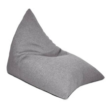 (Platinum Grey) rucomfy Adults Large Humbug Lounger - Barley Indoor Bean Bag Chair