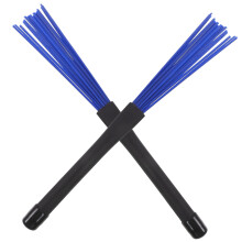 1 Pair Nylon Drum Brushes for Snare Drum Jazz Percussion with Retractable NonSlip Handle