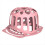 Hat Cleaning Cage Baseball Cap Rack Silicone Protector Curved Pink 2