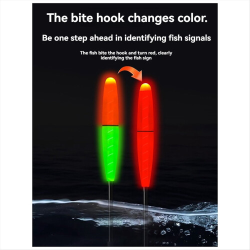 Rock Fishing Float 9.0MM 2 Mesh Bold Luminous High Sensitivity LED Sho 2