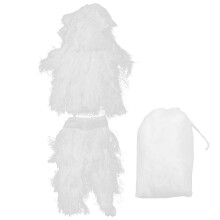 Traje de camuflagem para caça, para homens e jovens, roupa ghillie de alta densidade com forro de malha respirável e costura dupla para maior