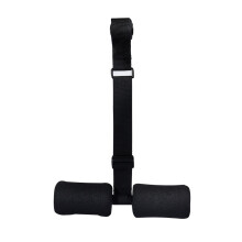 3Piece Hamstring Curl Strap for Dumbbell, Nordic Curl Home Fitness Equipment, Black