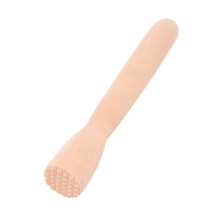 Beechwood Cocktail Muddler with Ergonomic Grip for Mojitos, Herbs and Fruits, Natural Wood Finish
