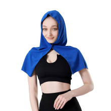 Summer Cooling Ice Silk Scarf Headband Neck Wrap for-Royal Blue