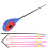 Creative Angler Ice Fishing String Indicator, Αξεσουάρ Ψαρέματος με Μύγα, Ιδανικό για Αρχάριους, 3