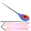 Creative Angler Ice Fishing String Indicator, Αξεσουάρ Ψαρέματος με Μύγα, Ιδανικό για Αρχάριους, 8