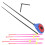 Creative Angler Ice Fishing String Indicator, Αξεσουάρ Ψαρέματος με Μύγα, Ιδανικό για Αρχάριους, 6