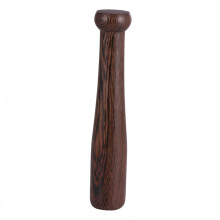 Wooden Garlic Mortar and Pestle for Easy Herb Grinding, Rustic Muddler for Spices and Supplements