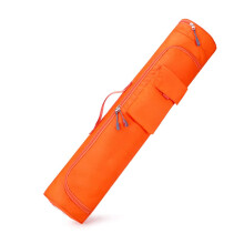 Yoga Mat Carry Bag, Yoga Mat, Adjustable Belt with Zip Design, Multifunctional Storage Bag for Women and Men Orange