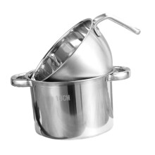 Chocolate Melting Pot Double Boiler Stainless Steel Fast Heating with Pour Spout for Home Baking