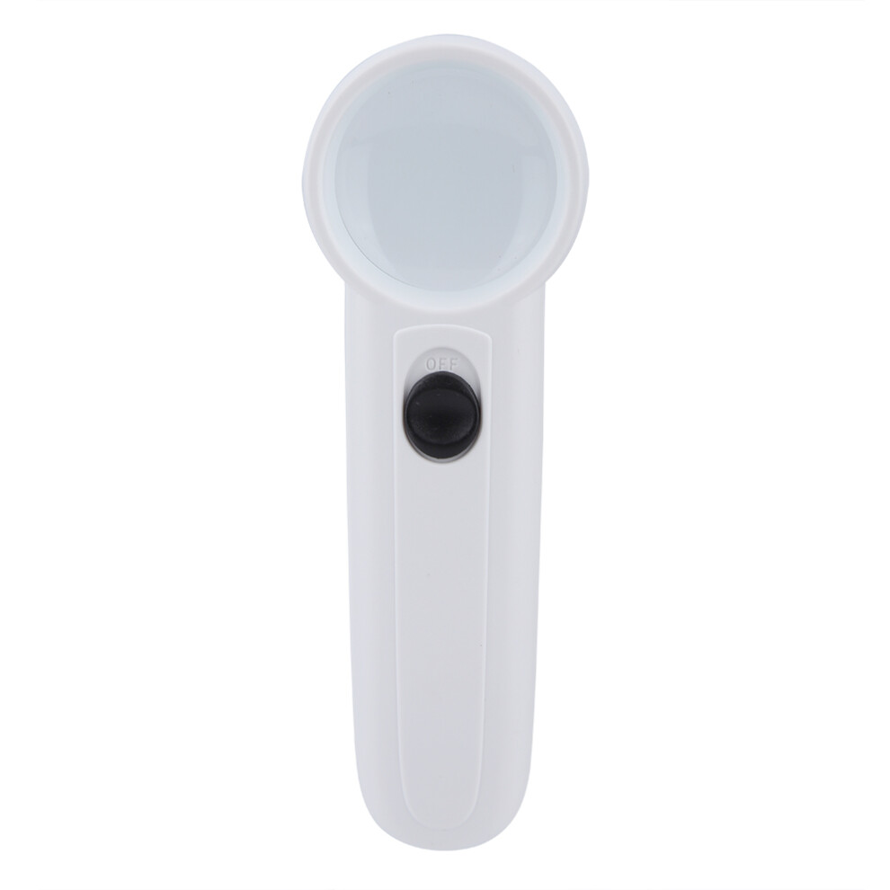 Illuminated Magnifier With Glass Lens, Handheld Magnifier Offering Superior Image Clarity And Ergonomic Grip, Designed For Comfort And Precision