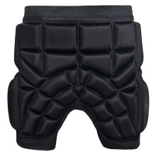 Protective Hip Pad Padded Shorts Skiing Skating Snowboarding Impact Protection 3D Shorts Black L