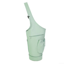 Yoga Exercise Mat Bag, Yoga Bag with Bottle Pocket and Wet Compartment, Shoulder Carrier for Yogis Green