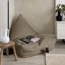 (Mushroom) rucomfy Indoor Large Bean Bag Lounger - Snug Humbug for Adults