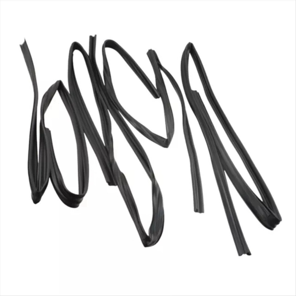 4Pcs Door Glass Run Seal Strip Weatherstrip For Lx450 68141-60010 6815 4853841193730