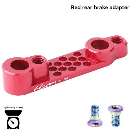 Bicycle Disc Brake Adapter CNC Bracket for Road Bikes Compatible with 2