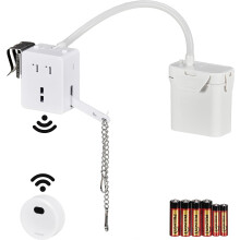 Automatic Touchless Toilet Flush Kit with 20” Sensor Range, Supports Sensor Remote Control, Fits Lever-Style Toilets