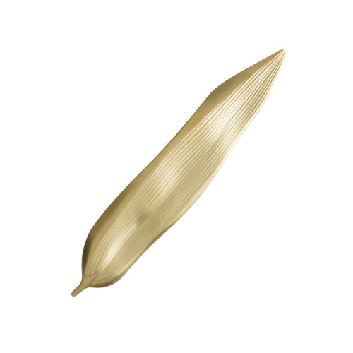 Japanese leafshaped chopstick rest creative design for table decoration golden