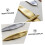 Japanese leafshaped chopstick rest creative design for table decoration golden 3