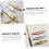 Japanese leafshaped chopstick rest creative design for table decoration golden 2