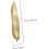 Japanese leafshaped chopstick rest creative design for table decoration golden 4