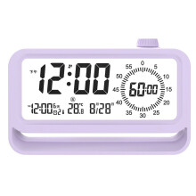 Leuchtende Digitaluhr, Nachttimer mit Visueller Anzeige für Schüler, für Unterricht und Zeitmanagement, LED-Zeiterinnerung B
