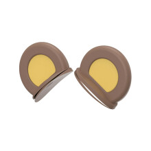 Helmet Accessories, Cute Cartoon Ear Ski 's Helmet, Brown Sticker