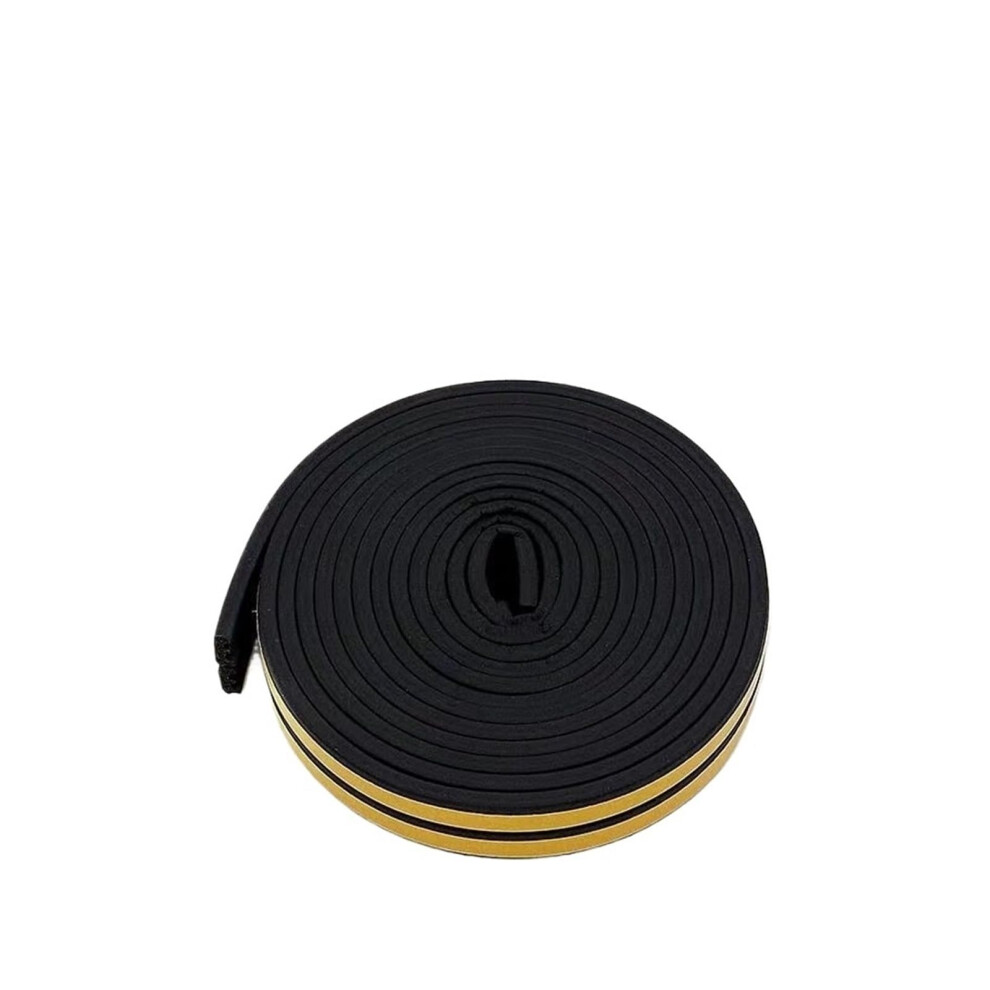 Selfadhesive Type D Sealing Strip For Doors, Windows, Soundproof (Blacke, 5M) 9001264677213