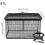 Angelkorb, 47L fish holder basket, foldable drop container with antislip rope 4
